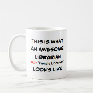 Mug bibliothécaire et non bibliothécaire, génial