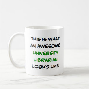 Mug bibliothécaire universitaire, génial