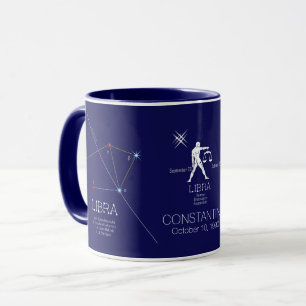 Mug Bibliothèque de constellation zodiaque