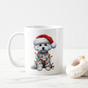 Mug Bichon Frise Chien Chien Chien Chien Noël