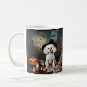 Mug Bichon Frisé Citrouilles Halloween Épouvantable