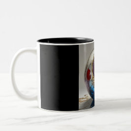 Mug bicolore, 325ml (Marbre-3)