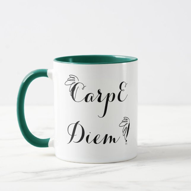 Mug bicolore 7 Carpe Diem (Gauche)