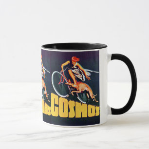 Mug Bicyclette de lévrier de cosmos