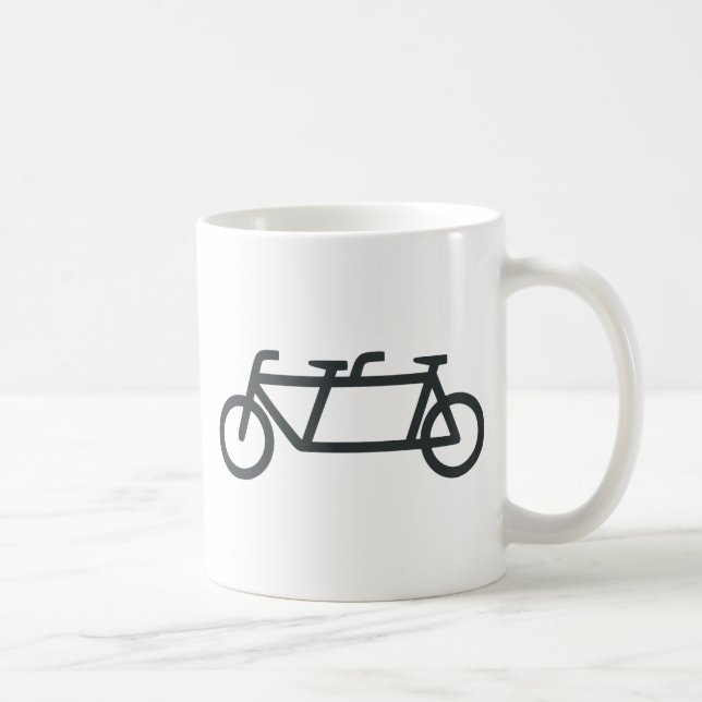 Mug Bicyclette tandem (Droite)