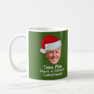 Mug Biden Harris - Joe Santa Hat - C'mon Man