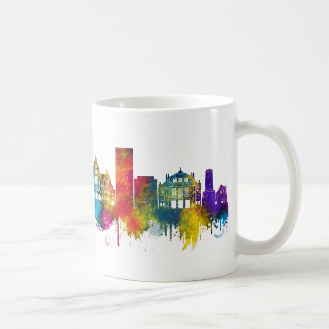 Mug Bielefeld Germany Skyline (Droite)