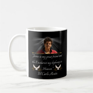 Mug Bienheureux Carlo Acutis Citation Parfait catholiq