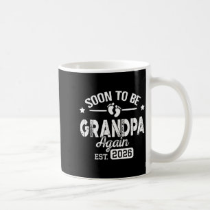 Mug Bientôt à nouveau grand-père en 2026 T Shirt drôle