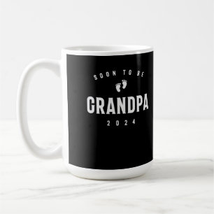 Mug Bientôt être grand-père 2024 promu à grand-père