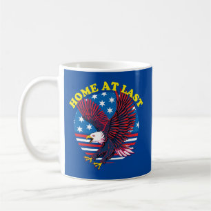 Mug Bienvenue à la maison Vétéran Aigle patriotique