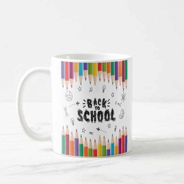 Mug Bienvenue À L'École Chemise, Premier Jour De L'Éco (Gauche)