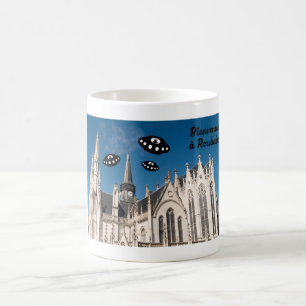 Mug Bienvenue à Roubaix. Les OVNI vous souhaitent la b