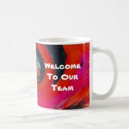 Mug Bienvenue À Team Vivid Swirled Tie Dye Nouveau Emp