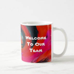 Mug Bienvenue À Team Vivid Swirled Tie Dye Nouveau Emp