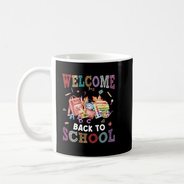 Mug bienvenue au professeur d'école (Gauche)
