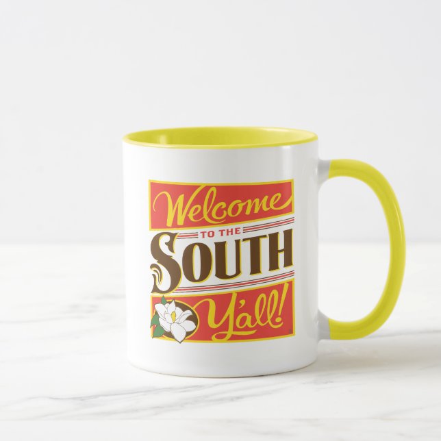 Mug Bienvenue Au South Y'all (Droite)