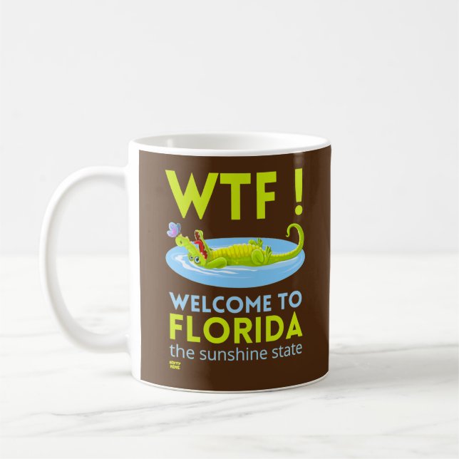 Mug "BIENVENUE EN FLORIDE" drôle     (Gauche)