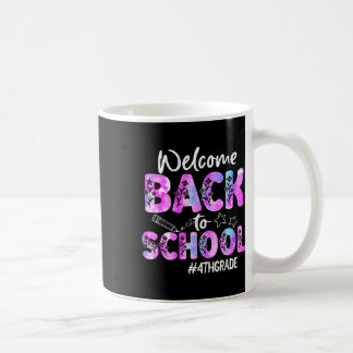 Mug Bienvenue Retour À L'École 4E Année Retour À L'Éco