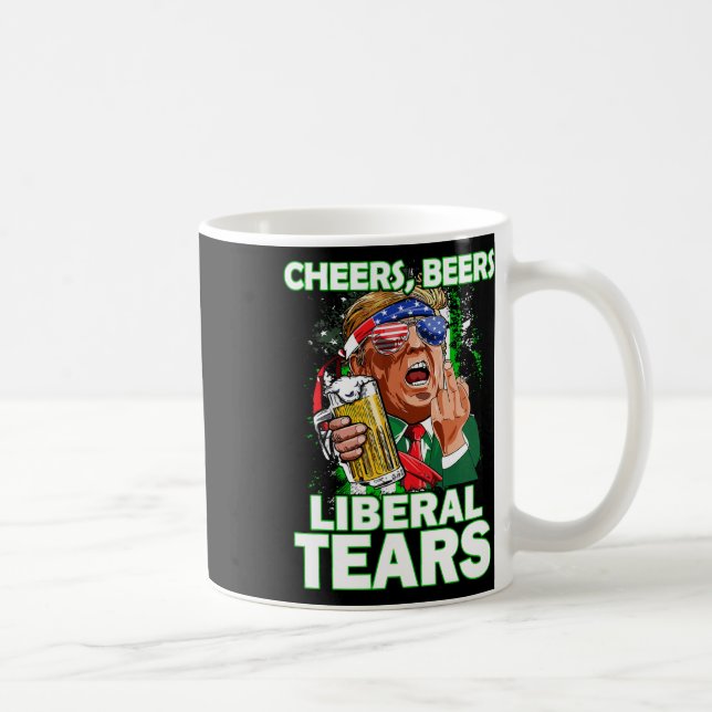 Mug Bières Larmes libérales Trump Holding Bière Patric (Droite)