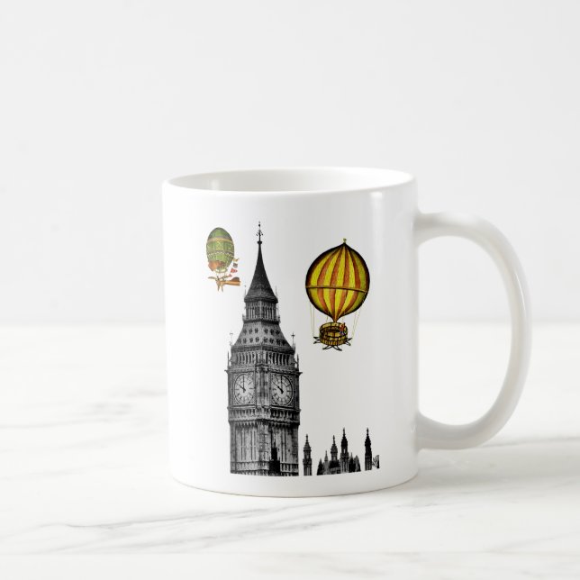 Mug Big Ben et les ballons Vintages à air chaud (Droite)