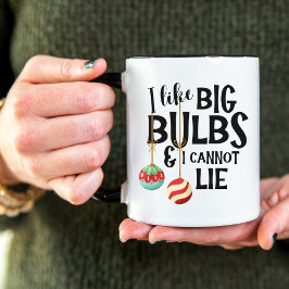 Mug Big Bulbs Funny Christmas Holiday Stocking Stuffer