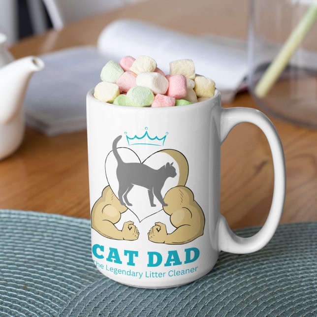 Mug Big Daddy Armoiries musicales avec un chat dans le (Créateur téléchargé)