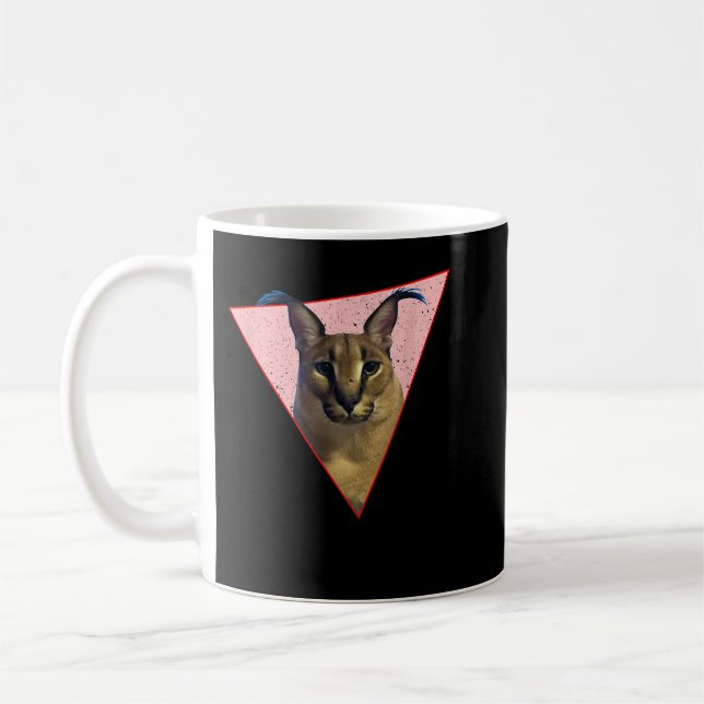 Mug Big Floppa Mème drôle chat (Gauche)