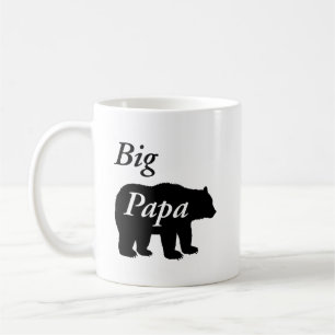 Mug Big Papa Bear Noir et Blanc