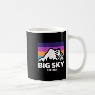 Mug Big Sky Montana Ski Snowboard Famille Ski T