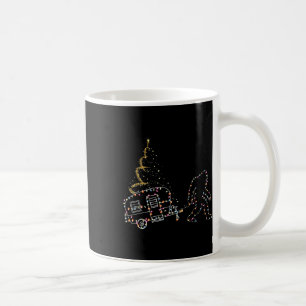 Mug Bigfoot Avec Camping Voiture Feu Noël