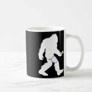 Mug Bigfoot Badminton Player Sasquatch Shuttle
