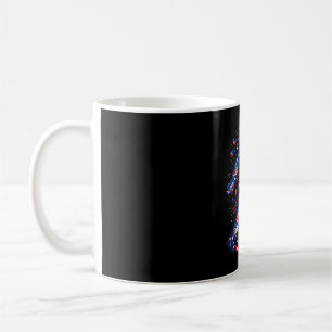 Mug Bigfoot drapeau américain sasquatch patriotique dr