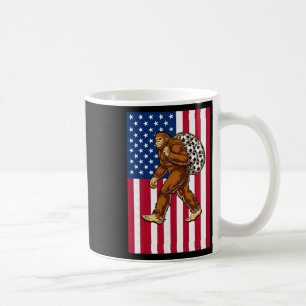 Mug Bigfoot Football Drapeau Usa Drôle Patriotique Sas