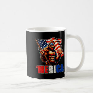 Mug Bigfoot merica rock drapeau américain patriotique 