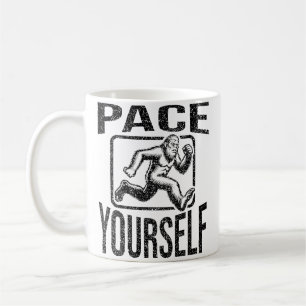 Mug Bigfoot Motivationnel Courir à Son Rythme