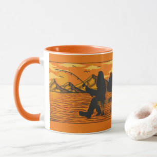 Mug Bigfoot Parti Pêche Au Quai Sunset Lake