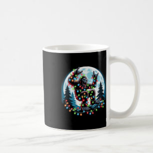 Mug Bigfoot Père Noël Feux d'arbre de Noël Funky Noël