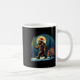 Mug Bigfoot Santa Hat Noël Arbre Lumières Noël Sasqu