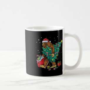 Mug Bigfoot sapin de Noël lumières Funny Noël Sasquata