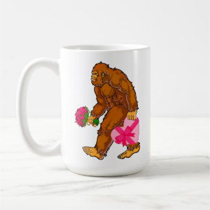 Mug Bigfoot Sasquatch Funny Valentines Jour Amour