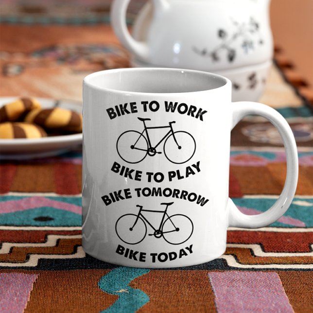 Mug Bike Forever - Cyclisme Cool (Créateur téléchargé)