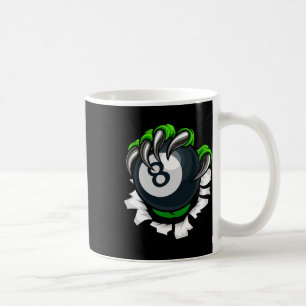 Mug Billard amusant ongles Art Billard Jouer Piscine P