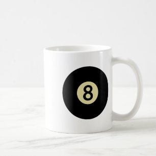 Mug Billard Snooker Pool Ll Numéro 8 Billard Lecteur