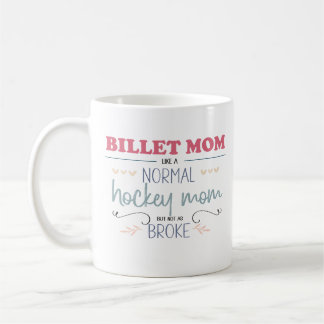 Mug Billet de hockey sur glace Maman drôle Dire/Citer