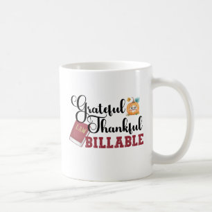 Mug Billet de remerciement - Procureur Thanksgiving