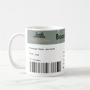 Mug Billet Faire-part de grossesse pour voyageur du mo