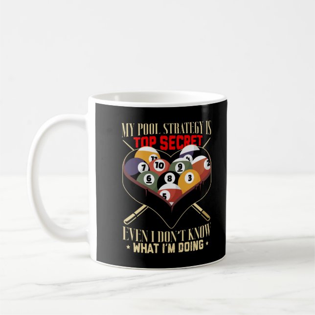 Mug Billiard Joke 8 Ball Funny Pool Player (Gauche)