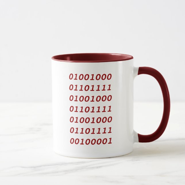 Mug Binaire Ho Ho Ho ! (Droite)