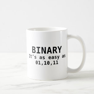 Mug Binary It's As Easy As 01,10,11